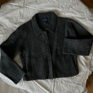 Hermangeist Petite 100% Wool 5 Button-down Sweater (PM)